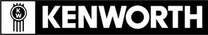 Kenworth logo in black and white